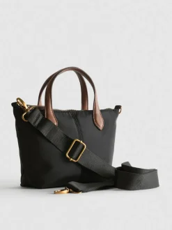 Minibolso tote con cremallera