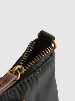 Minibolso tote con cremallera