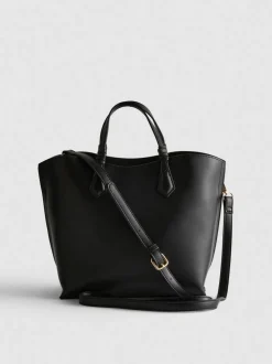 Minibolso tote estructurado