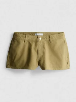 Minipantalones cortos informales de algodón
