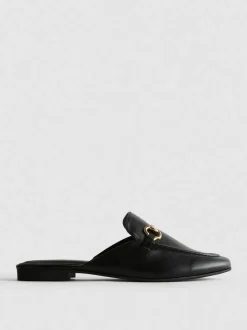 Mocasines de piel sintética con bocado de caballo