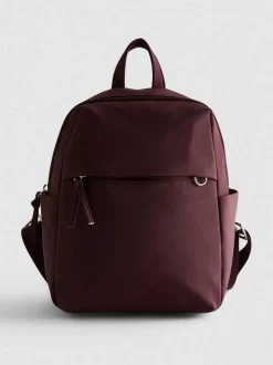 Mochila con bolsillo con cremallera
