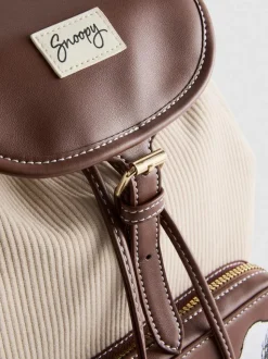 Mochila con cordón de ajuste de Snoopy