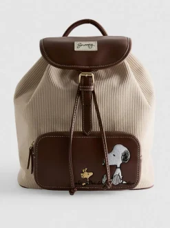 Mochila con cordón de ajuste de Snoopy