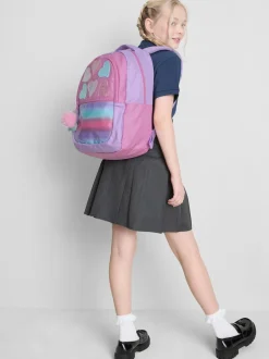 Mochila escolar de efecto degradado