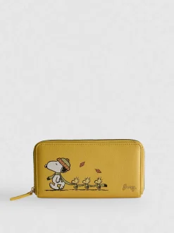 Monedero con cremallera de Snoopy