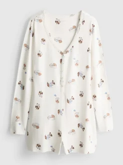 Mono con estampado de perritos Love To Lounge