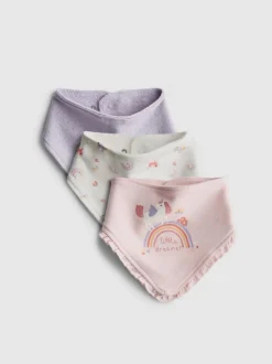 Pack de 3 baberos tipo bandana