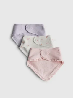Pack de 3 baberos tipo bandana