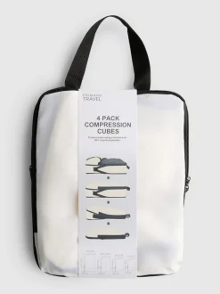 Pack de 4 bolsas de compresión para equipaje