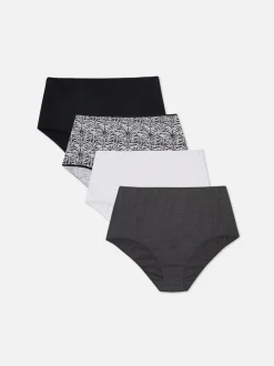 Pack de 4 braguitas altas