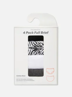 Pack de 4 braguitas altas