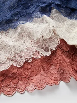 Pack de 3 braguitas brasileñas de encaje