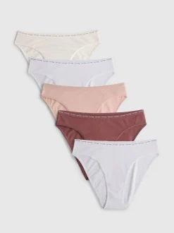 Pack de 5 braguitas de algodón