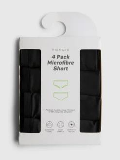 Pack de 4 braguitas de microfibra