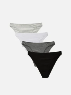 Pack de 4 braguitas de pernera alta