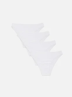 Pack de 4 braguitas de pernera alta