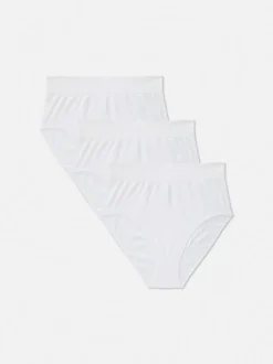Pack de 3 braguitas de talle alto