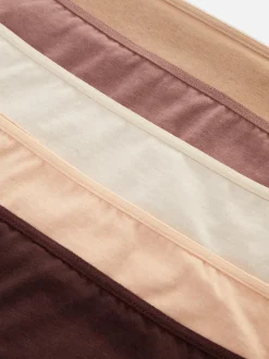 Pack de 5 braguitas mini de colores neutros