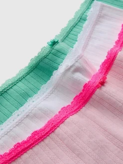 Pack de 3 braguitas tipo culotte de pointelle