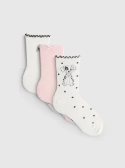 Pack de 3 calcetines altos de 101 Dálmatas de Disney