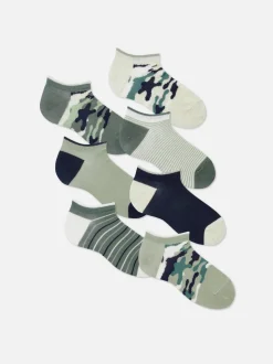 Pack de 7 calcetines deportivos de camuflaje