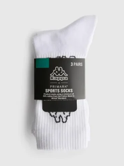 Pack de 3 calcetines deportivos de Kappa x Primark