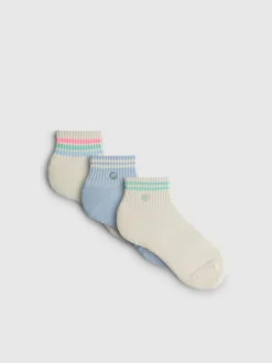 Pack de 3 calcetines deportivos con caña de 1/4