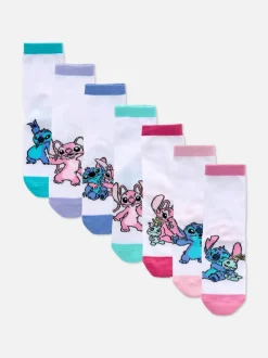 Pack de 7 calcetines tobilleros de Stitch de Disney