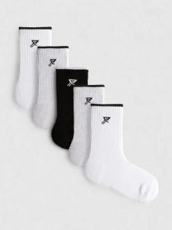 Pack de 5 calcetines tobilleros deportivos de algodón