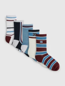 Pack de 5 calcetines tobilleros universitarios