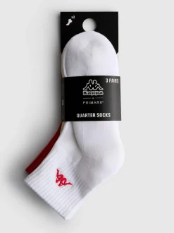 Pack de 3 calcetines tobilleros con algodón de Kappa