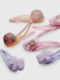 Pack de 6 clips para el pelo de Vaiana de Disney