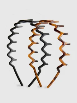 Pack de 2 diademas en zigzag
