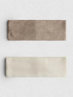 Pack de dos diademas acanaladas