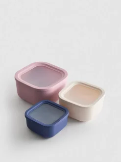 Pack de 3 fiambreras con tapa