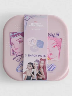 Pack de 3 fiambreras de Las guerreras K-Pop