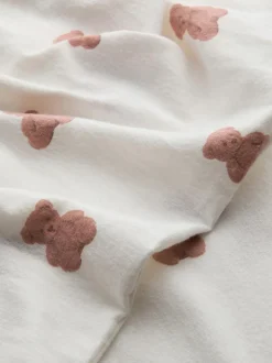 Pack de 2 fundas de almohada con ositos de peluche