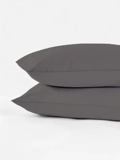 Pack de 2 fundas de almohada de algodón puro