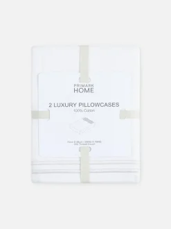 Pack de 2 fundas de almohada de 300 hilos