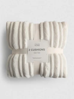Pack de 2 fundas de cojín de canalé