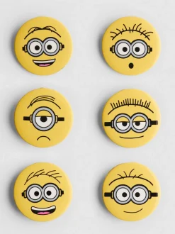 Pack de 6 insignias de los Minions