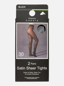 Pack de 2 medias transparentes de 30 deniers