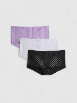 Pack de 3 minishorts sin costuras