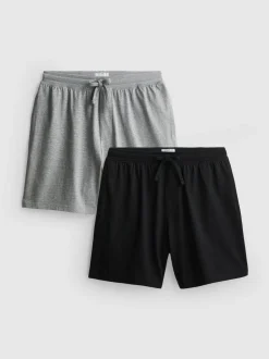 Pack de 2 pantalones cortos de punto