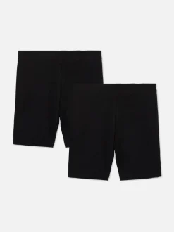 Pack de 2 pantalones cortos elásticos de ciclista