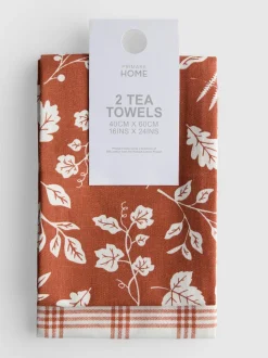 Pack de 2 paños de cocina estampados
