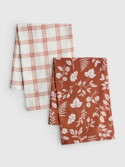 Pack de 2 paños de cocina estampados