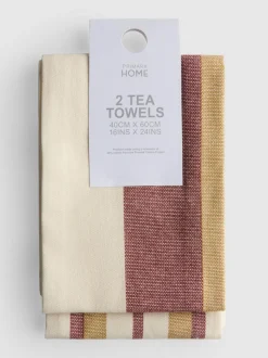 Pack de 2 paños de cocina estampados
