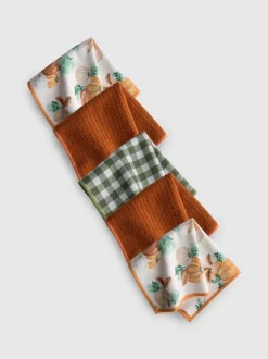 Pack de 5 paños de cocina otoñales